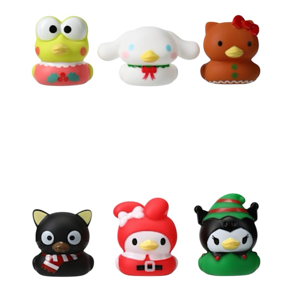 Hello Kitty And Friends Christmas Ducks Set Of 6 Duckz Holiday 2024
